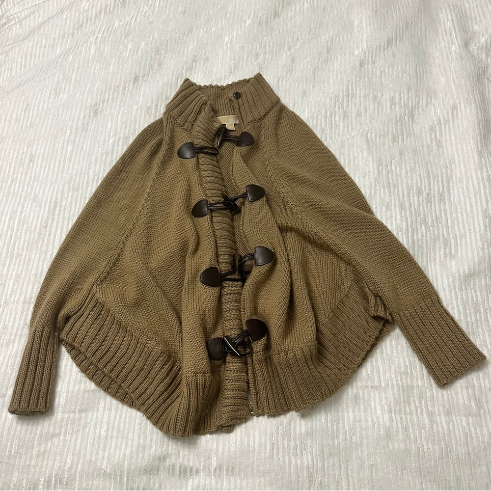 Michael Kors Tan Toggle Cardigan
